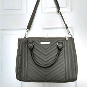 Grey Christian Siriano handbag